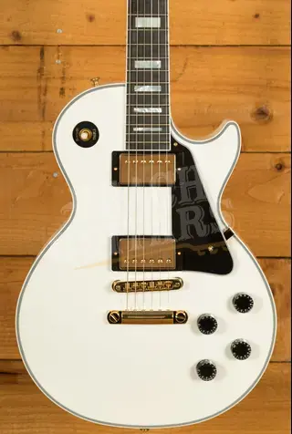 Gibson Custom Les Paul Custom w/Ebony Fingerboard Gloss | Alpine White