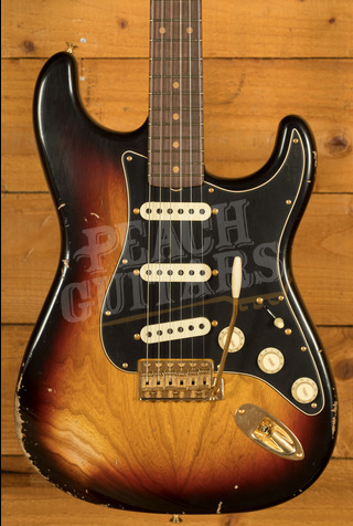 Fender Custom Shop Limited Custom '62 Strat | Relic Bleached 3-Tone Sunburst 