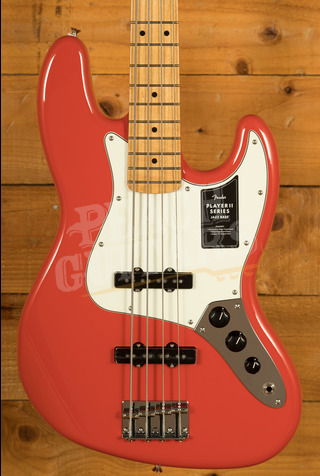 Fender Player II Jazz Bass Maple Coral Red