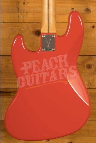 Fender Player II Jazz Bass - Maple - Coral Red