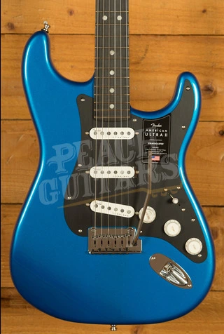 Fender American Ultra II Stratocaster - Ebony - Noble Blue