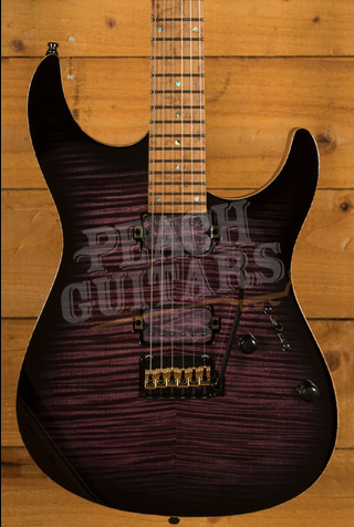 Mayones Aquila Elite S 6 | Trans Dirty Purple Burst Gloss