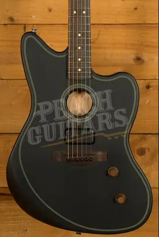 Fender Acoustasonic Standard Jazzmaster - Rosewood - Black