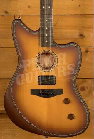 Fender Acoustasonic Standard Jazzmaster - Rosewood - Honey Burst