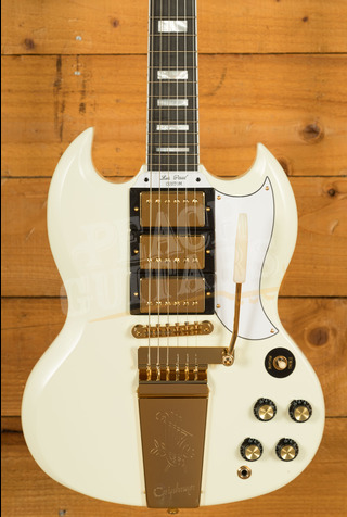 Epiphone 1963 Les Paul SG Custom w/Maestro Vibrola | Classic White