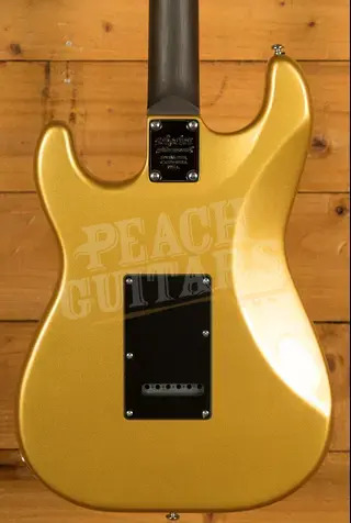 Schecter Nick Johnston Trad 10th Anniversary HSS - Ebony - Atomic Saffron