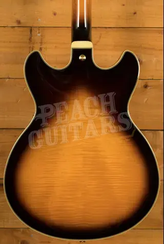 Ibanez JSM10 John Scofield Hollow Body - Walnut - Vintage Yellow Sunburst