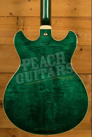 Ibanez AS Artcore Expressionist | AS93FM - Transparent Moss Green