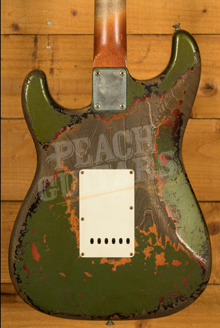 Fender Custom Shop Masterbuilt Dale Wilson 60 Strat | Heavy Relic Cadillac Green/3-Tone Sunburst