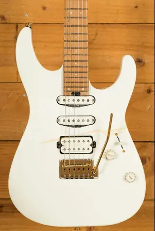 Charvel Pro-Mod DK24 HSS 2PT CM - Caramelized Maple - Snow White