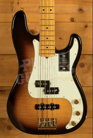 Fender 75th Anniversary American Professional II PJ Bass - Rosewood - 2-Colour Sunburst