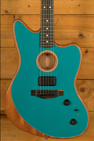 Fender American Acoustasonic Jazzmaster Ocean Turquoise Ebony *Used*