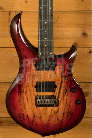 Sterling John Petrucci MAJ200XSM Majesty DiMarzio - Spalted Blood Orange Burst