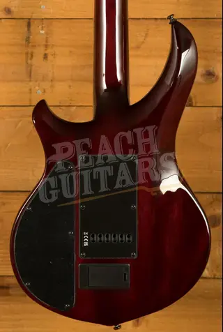 Sterling John Petrucci MAJ200XSM Majesty DiMarzio - Spalted Blood Orange Burst