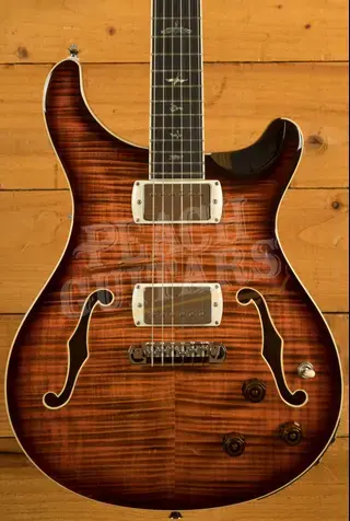 PRS SE Hollowbody II Piezo - Orange Tiger Smokeburst