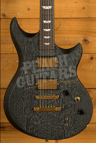 Tom Anderson Wolfhound | Satin Black with White Dog Hair