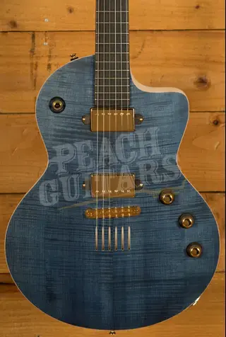 Lowden GL-10 Maple Top - Midnight Blue Stain - Lollar Imperial Humbuckers
