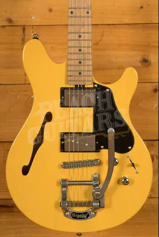 Sterling James Valentine JV60CB Chambered Bigsby - Butterscotch