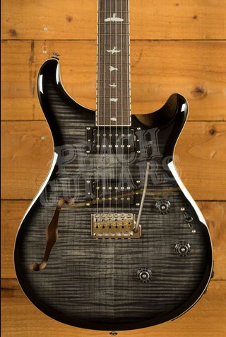 PRS SE Custom | Custom 24 Semi-Hollow Piezo - Charcoal