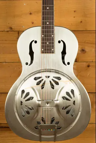 Gretsch G9221 Bobtail Steel Round-Neck Steel Body Resonator Weathered "Pump House Roof"