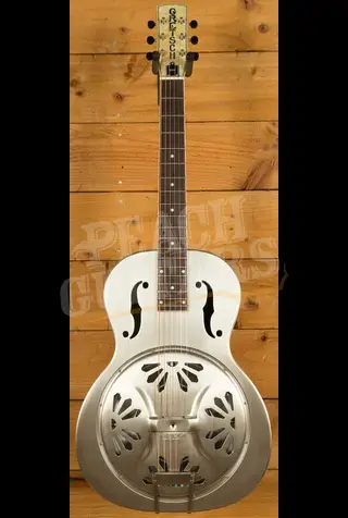 Gretsch G9221 Bobtail Steel Round-Neck Steel Body Resonator Weathered "Pump House Roof"