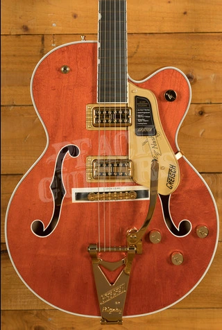 Gretsch Nashville Hollow Body with String-Thru Bigsby and Gold Hardware Orange Stain