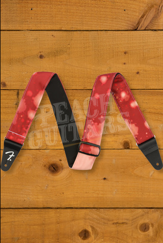 Fender Accessories | Tie Dye Acid Wash Strap - Red - 2"