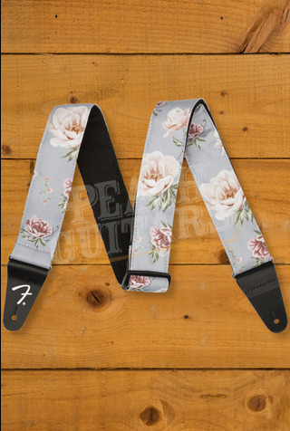 Fender Accessories | Floral Strap - Grey - 2"