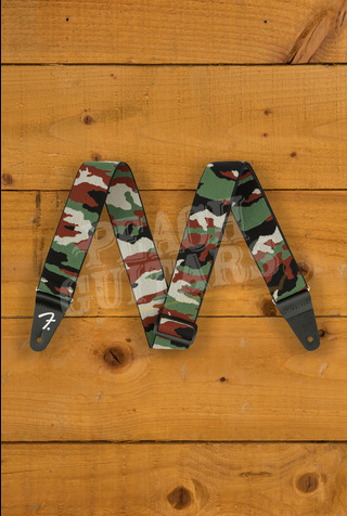 Fender Accessories | WeighLess Camo Strap - Woodland - 2"