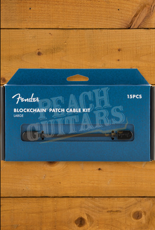 のスペース Fender Blockchain Patch Cable Kit (Black/Small