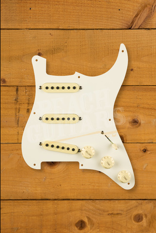 Fender Accessories | Eric Johnson Signature Pre-Wired Strat Pickguard - Parchment - 8 Hole