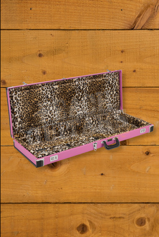 Fender Classic Series Stratocaster/Telecaster Wood Hard Case - Joe Strummer Pink Leopard