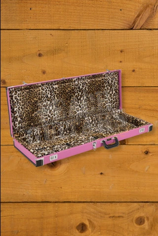 Fender Classic Series Stratocaster/Telecaster Wood Hard Case - Joe Strummer Pink Leopard