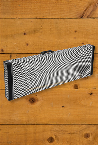 Fender Classic Series Stratocaster/Telecaster Wood Hard Case - Wavy Checkerboard