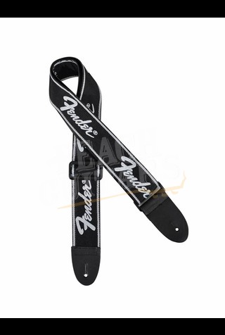 Fender Accessories | 2" Running Logo Strap - Black