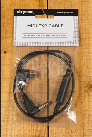 Strymon MIDI EXP Cable | Right Angle MIDI - Right Angle 1/4" TRS