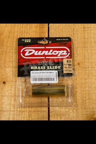 Jim Dunlop 222 Brass Slide Medium - Medium thickness 
