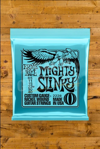Ernie Ball Mighty Slinky Nickel Wound Electric Guitar Strings - 8.5-40
