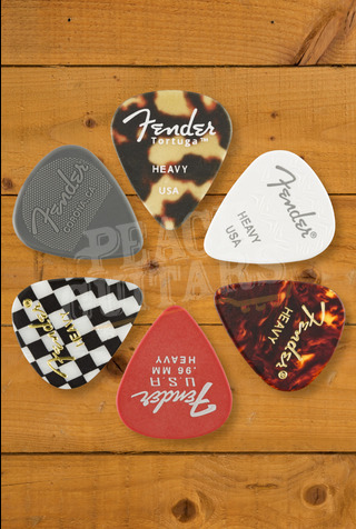 Fender Accessories | Material Medley Picks - Heavy - 6-Pack