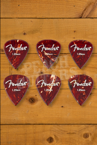 Fender Aero Acrylic Picks - Pack Of Six - 1.25mm