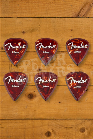 Fender Aero Acrylic Picks - Pack Of Six - 2.0mm