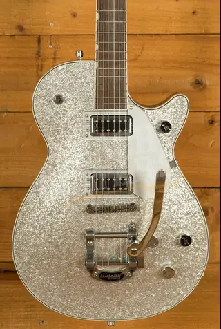 Gretsch G5230T Electromatic Sparkle Jet FT Single-Cut Silver Sparkle