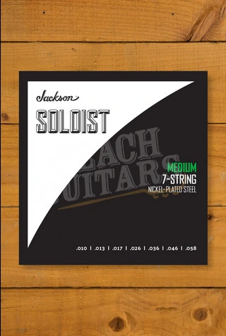 Jackson Soloist 7-String Electric Guitar Strings - Medium .010-.058