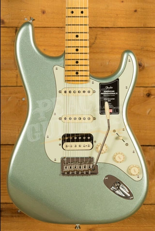 Fender American Professional II Stratocaster HSS - Maple - Mystic Surf Green