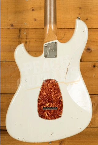 Novo Nucleus Idris HSS | Olympic White - Tortoise Shell Pickguard