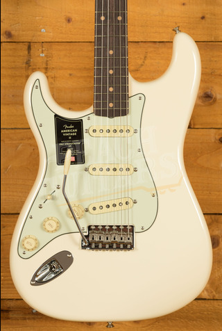 Fender American Vintage II 1961 Stratocaster | Rosewood - Olympic White - Left-Handed