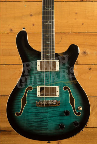 PRS SE Hollowbody II Piezo | Peacock Blue Burst *Premium Package* *B-Stock*