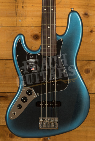 Fender American Professional II Jazz Bass | Left-Handed - Rosewood - Dark Night