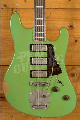 Castedosa Custom Guitar | Conchers Baritone - Aged Sea Foam Green