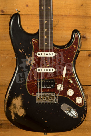 Fender Custom Shop 59 Stratocaster HSS Heavy Relic Black